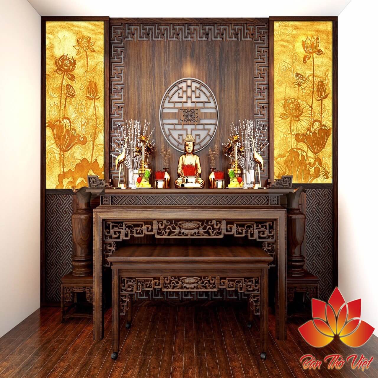 Bàn thờ Hà Nội - được thiết kế bằng gỗ tự nhiên tuyền thống của xưa, mang lại không gian tuyệt vời cho ngôi nhà của bạn. Nơi đây với những truyền thống tuyệt vời mang lại cho bạn cảm giác thật an lành.