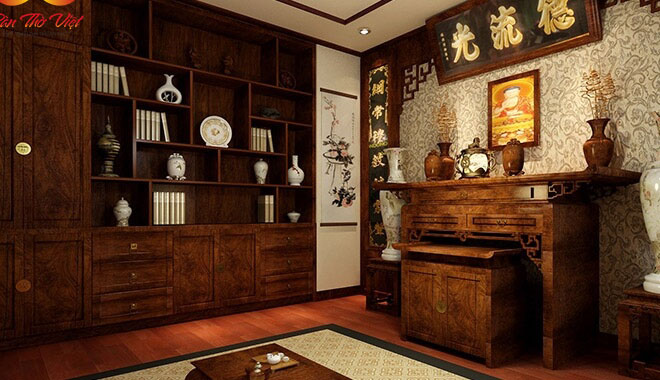 Một số mẫu thiết kế phòng thờ Phật đẹp tại gia đình