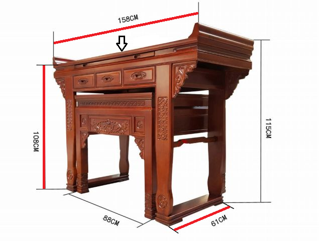 Bàn thờ Phật cao bao nhiêu CHUẨN theo thước Lỗ Ban?
