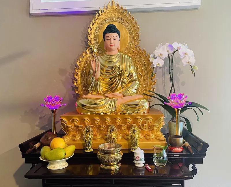 Cách thờ Phật A Di Đà tại nhà chuẩn không phạm điều tối kỵ