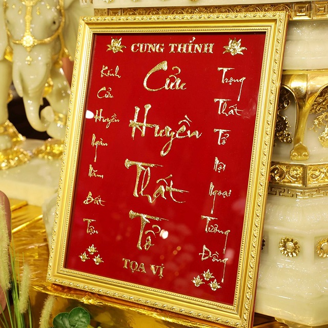 Cách thờ Cửu Huyền Thất Tổ CHUẨN tại gia đình